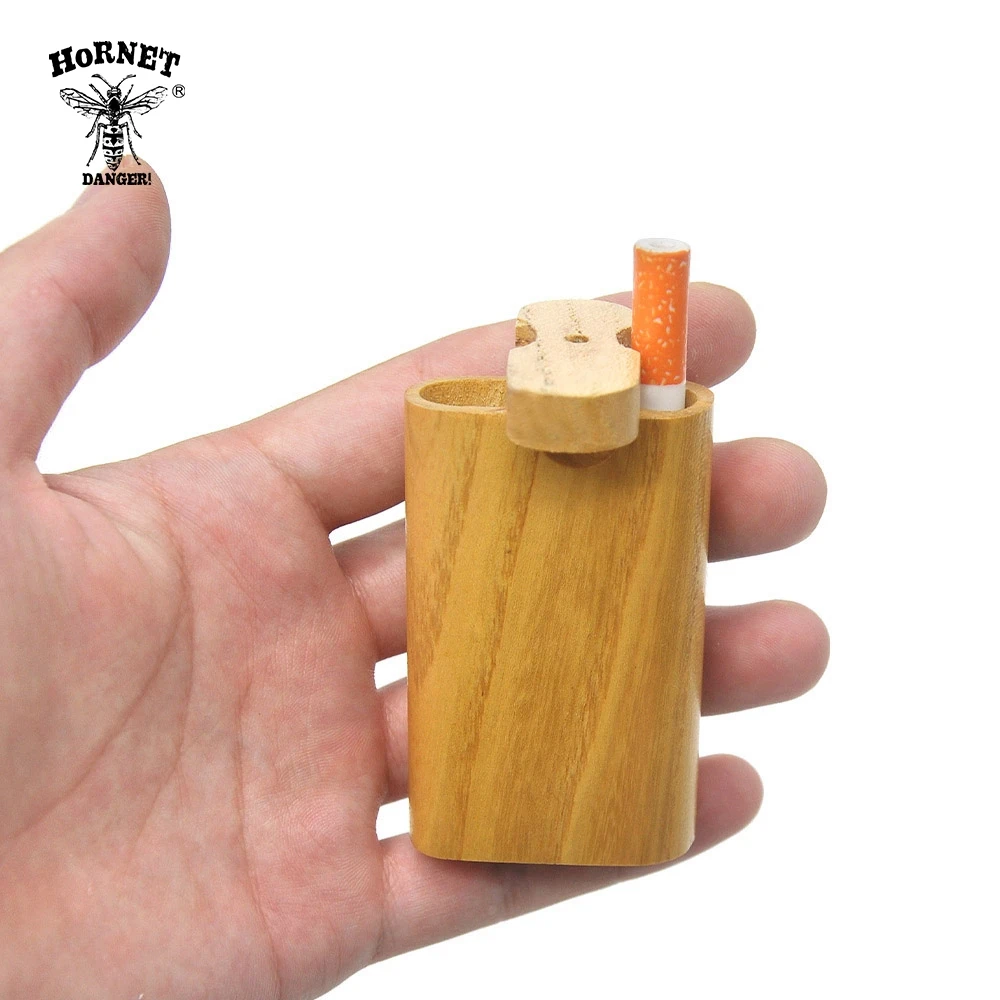 HORNET деревянная Dugout Digger One htter Pipe натуральная деревянная коробка для хранения с керамическим одним htter чехол для хранения ручных ложек