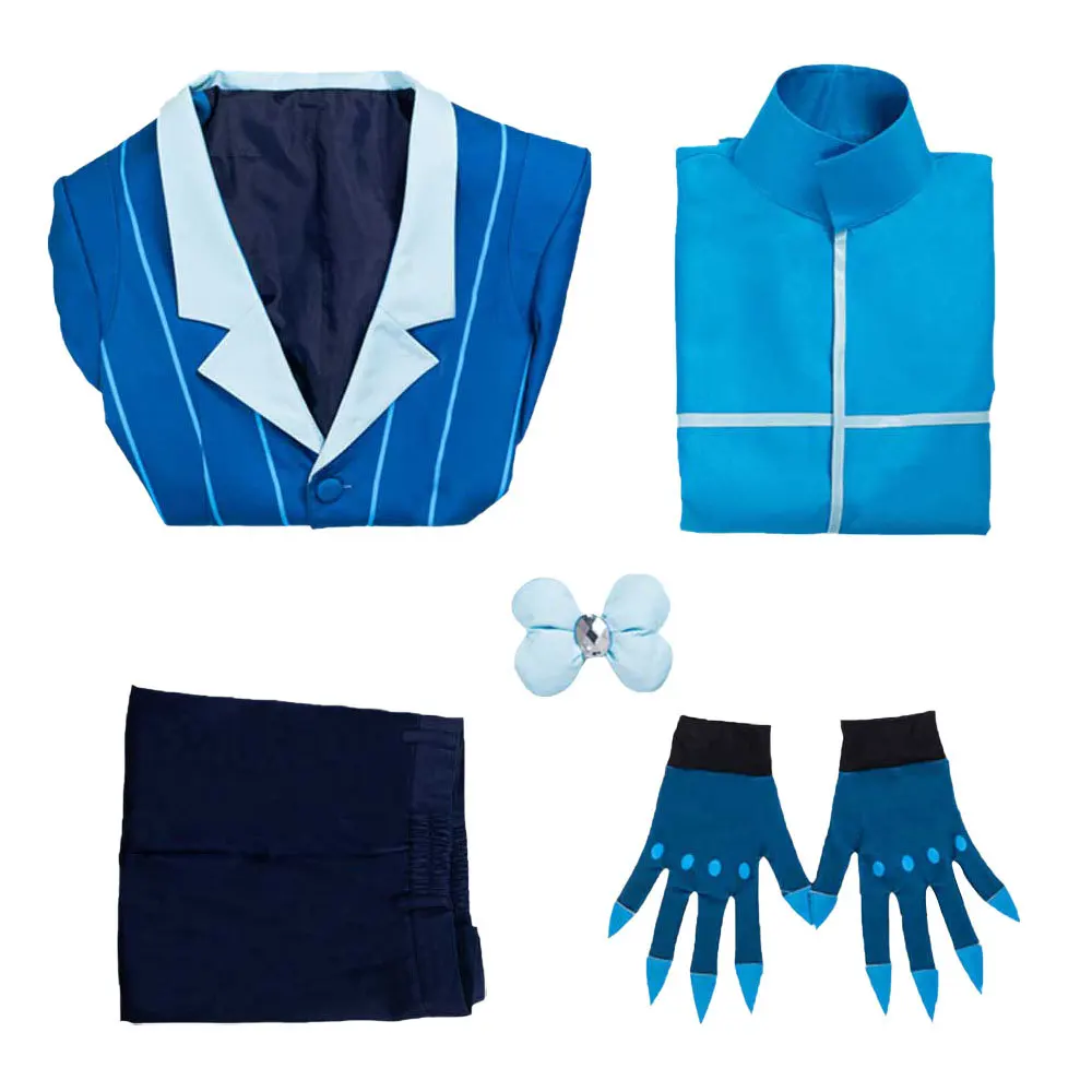 Аниме хазбин отель Косплей ALASTOR 2P Костюм Хэллоуин костюм | Тематическая одежда и