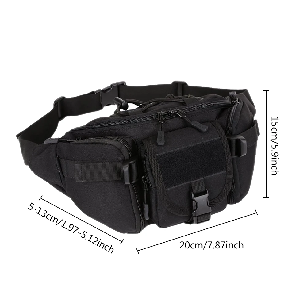 

Outdoor Sports Army Military Hunting Climbing Tactical Waist Bag Pack Military Pack Camo Waterproof Hip Belt Bag Pouch