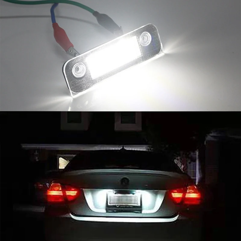 2 шт. нет ошибок светодиодный автомобиля номерной знак светильник 1332916 для Ford Fiesta