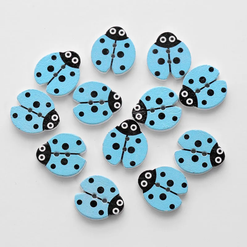 12 искусственных божьих коровок наклейки для детей аксессуары рукоделия JS23 | Дом и