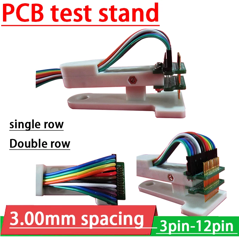 

Шаг 1,5 мм, 3,00 мм, 3,81 мм, подставка для тестирования печатной платы, программирование, отладка, скачивание, зажим для тестирования сгорания, Шпилька для инструментальной оснастки JTAG, зонд, 3Pin-12PIN