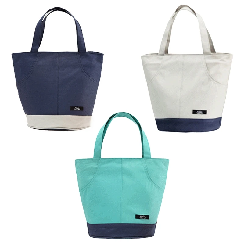 

Portable Picnic Bag Thermal Insulated Lunch Box Tote Cooler Handbag Bento Pouch Dinner Container School Food Storage Bag