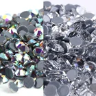 Кристалл ABпрозрачный стразы горячей фиксации супер яркие стеклянные стразы железные камни для ткани одеждыногтевого дизайнаодежды DIY