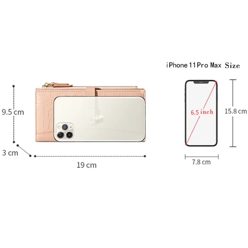 Simple Stone Pattern Long Wallets PU Leather Women Card Holder Clutch Purses Ladies Fashion Coin Travel Wallets Female Carteras