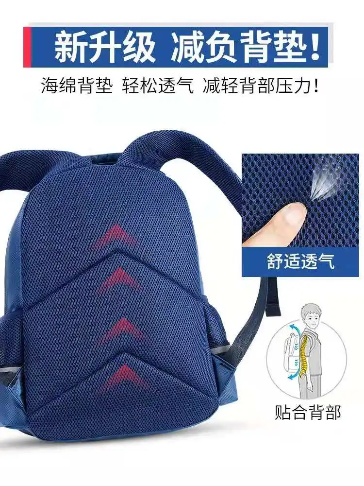 Disney Mickey School Bags For Boys Girls Primary Student Shoulder Orthopedic Backpack Large Capacity Water Proof  Light Mochila