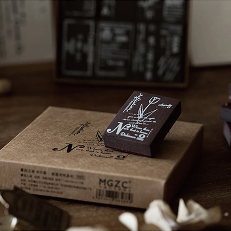 1 компл. Винтажный английский почтовый знак бабочка растение губка прозрачный