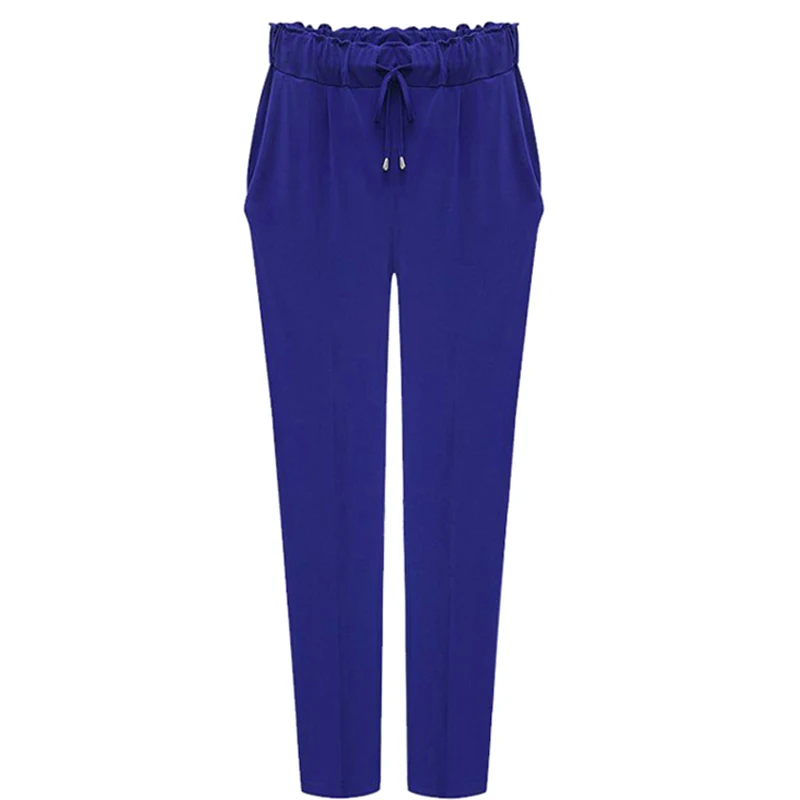 Брюки женские повседневные свободного покроя брюки-карандаш с эластичным поясом