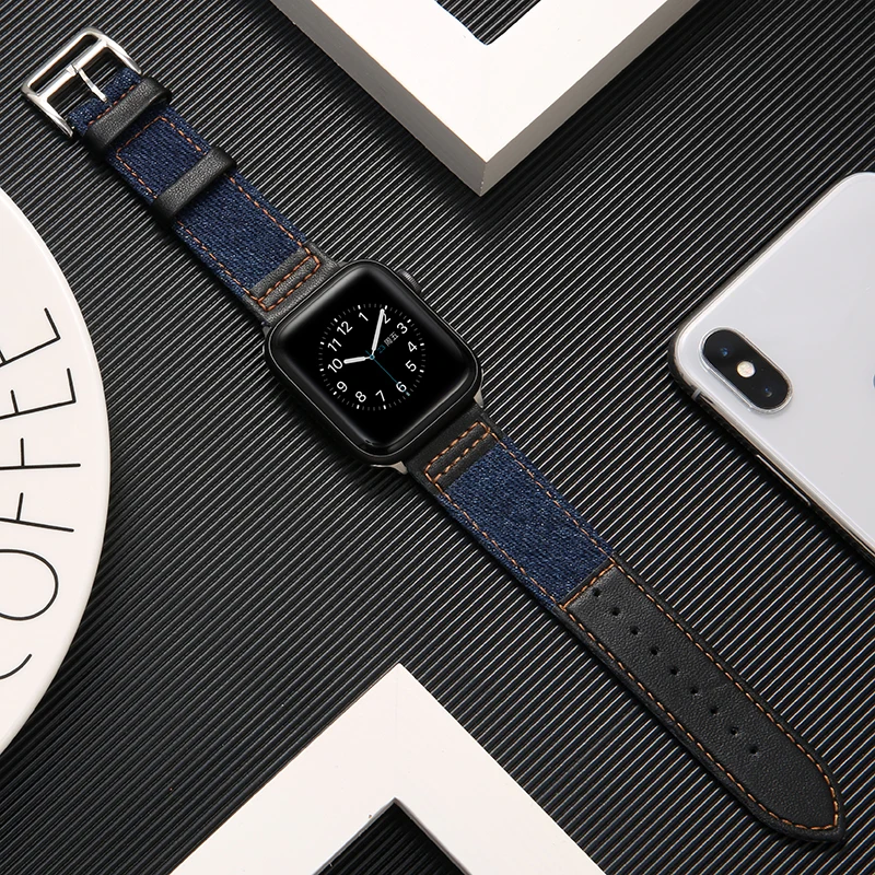 Ткань и натуральная кожа ремешок для apple watch, ремешок 42 мм, 38 мм, Версия 44 мм 40 мм apple watch 5/4/3/2/1 браслет wristbelt аксессуары