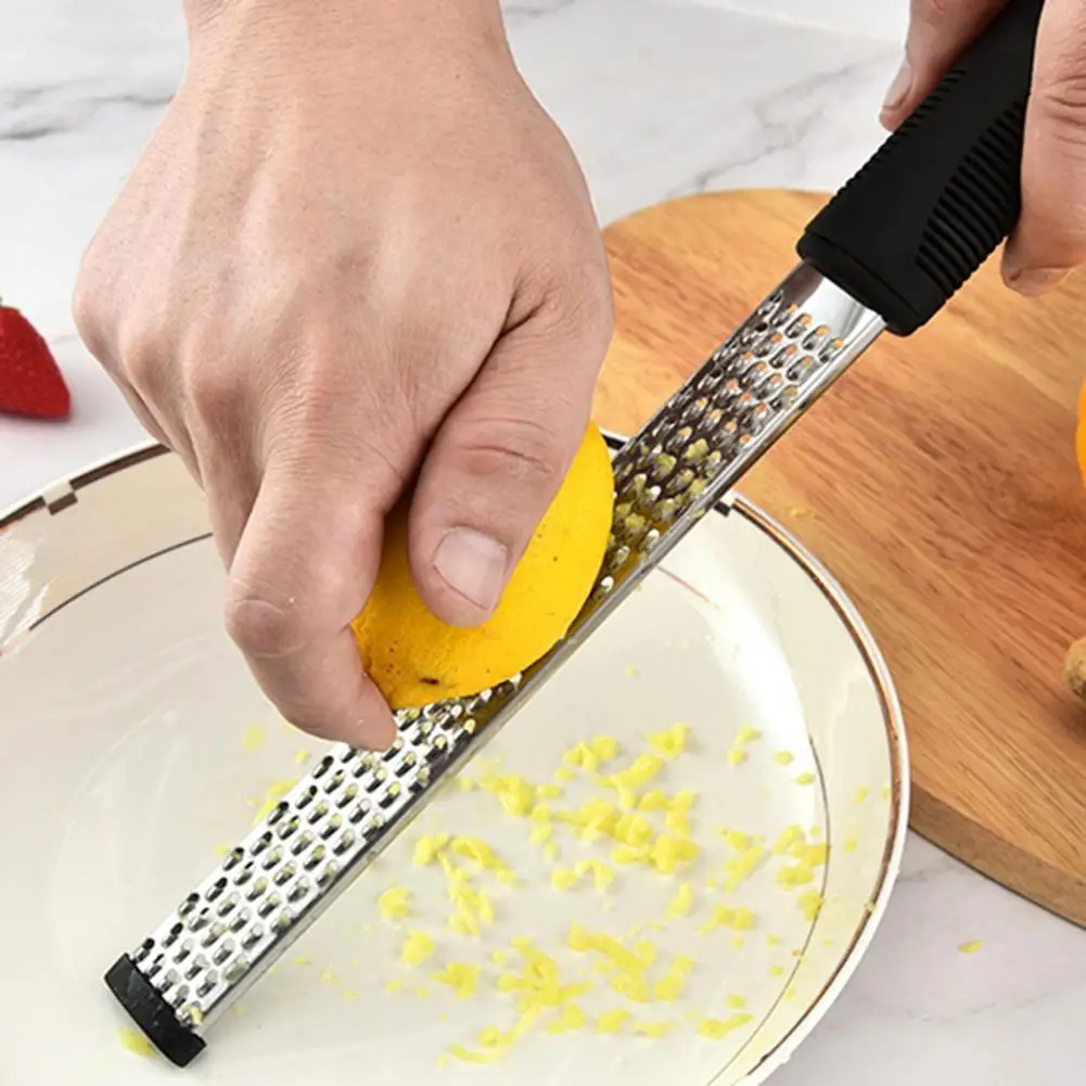 

Food Grater Shredders Fruit Peeler Multifunctional Wear-resistant Stainless Steel Manual Cheese Grater Lemon Zester for Dining