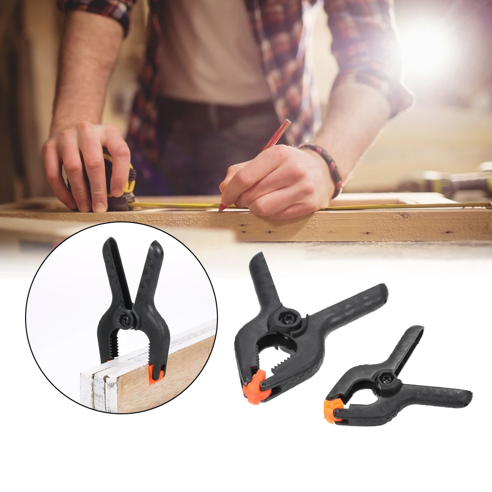 10 шт. Пластик нейлон рычажный зажим Пружинные зажимы Многофункциональный клип