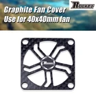 Карбоновая Защитная крышка для электрического регулирующего вентилятора Rocket 40x40 мм 30x30 мм крышка вентилятора охлаждения и M3 * 14 мм