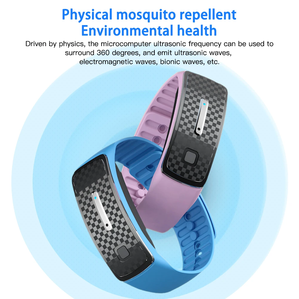 

Ultrasound Mosquito Repellent Bracelet Anti Insect Wrist Band Bug Repeller Child