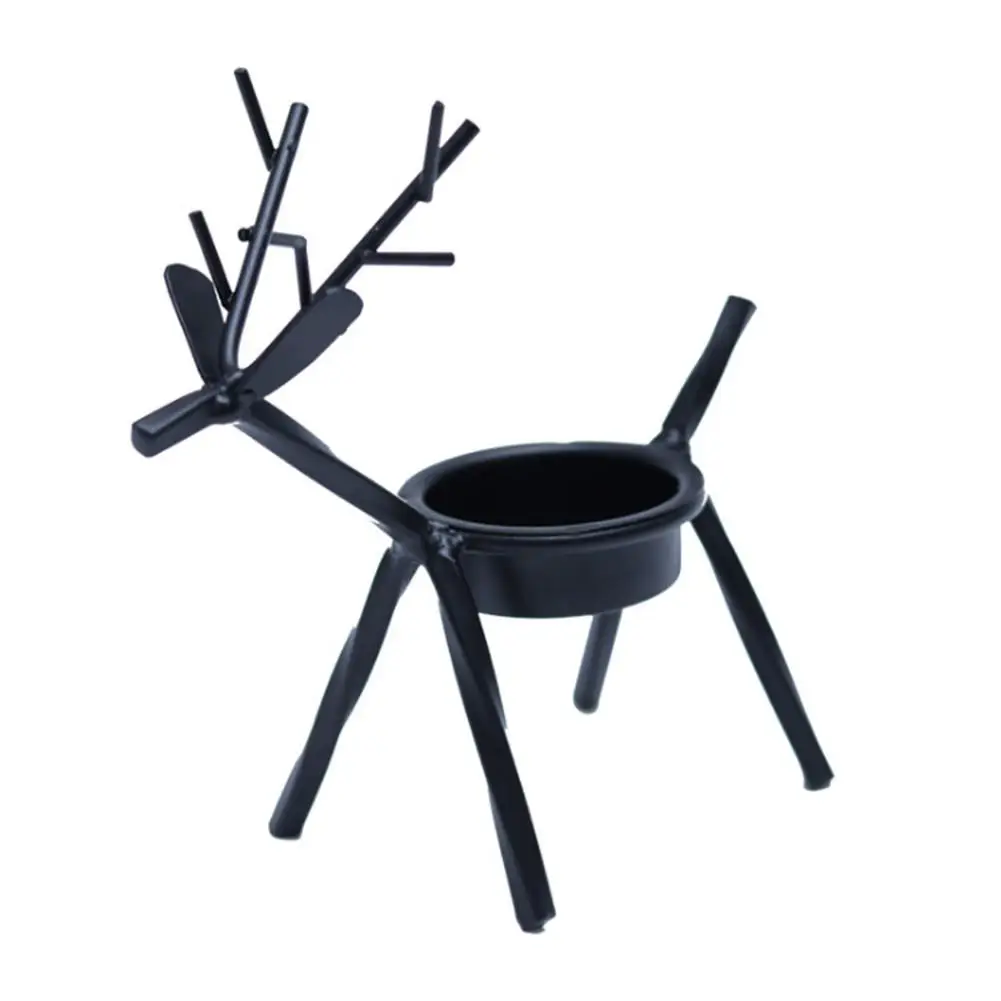 2021 Железный подсвечник в виде лося рождественские украшения для домашнего стола