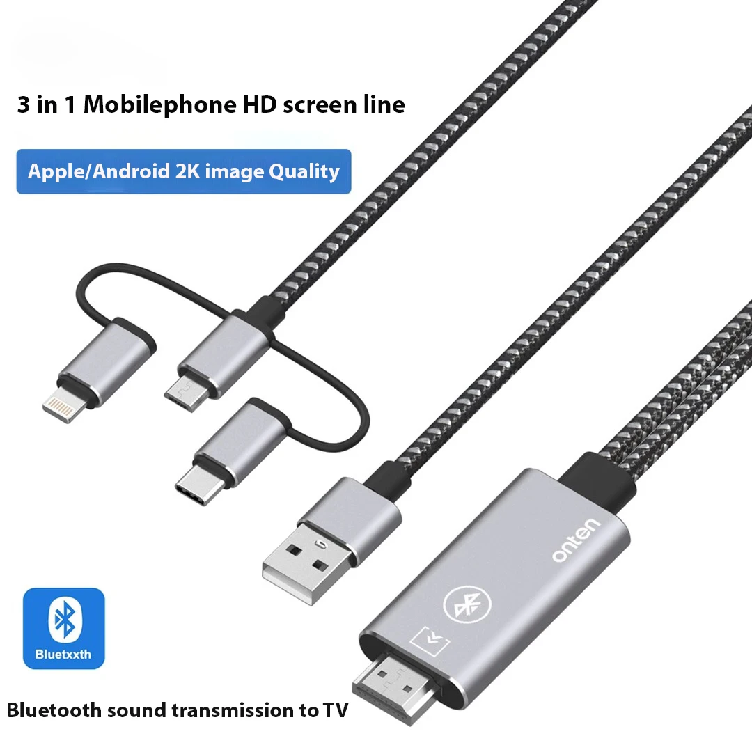 Hdmi-совместимый кабель Lightning Type-C micro-HDMI
