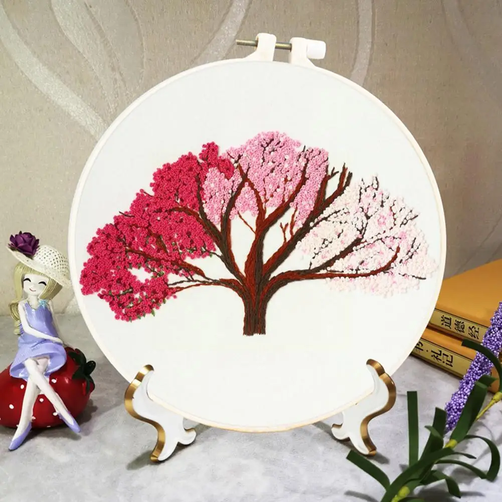Набор 3D для вышивания персикового дерева R0W7 Европейский набор начинающих с
