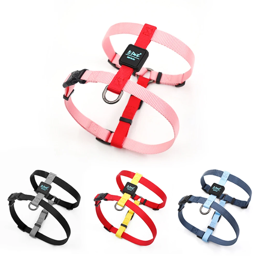 Нейлоновый шлейка для собаки домашнего животного ошейник собак Регулируемый