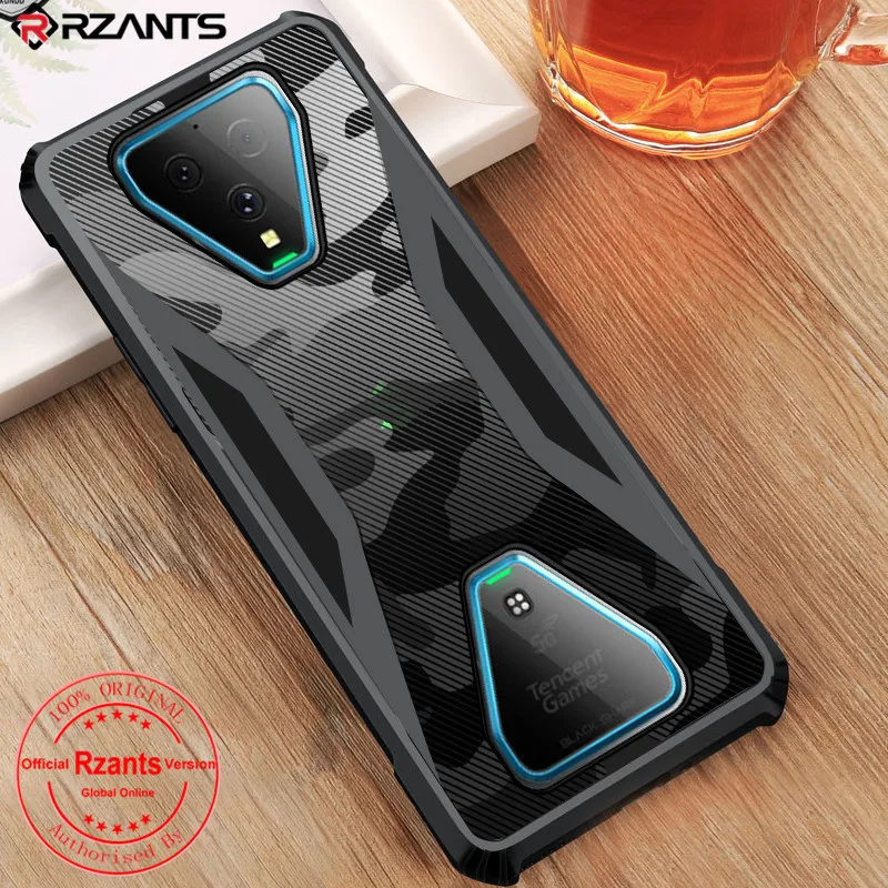 

Rzants for Xiaomi Black Shark 3 case beetle camouflage Airbag pumper Shockproof Transparent Phone Shell Funda Soft Cover