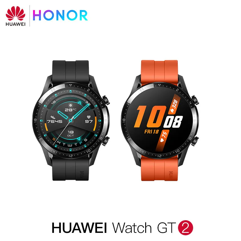Оригинальные умные часы Huawei GT 2 с Bluetooth 5 1 14 дней автономной работы телефонные