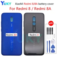 for xiaomi redmi 8 battery cover rear door housing case with adhesive redmi 8 8a back metal for xiaomi redmi 8a battery cover