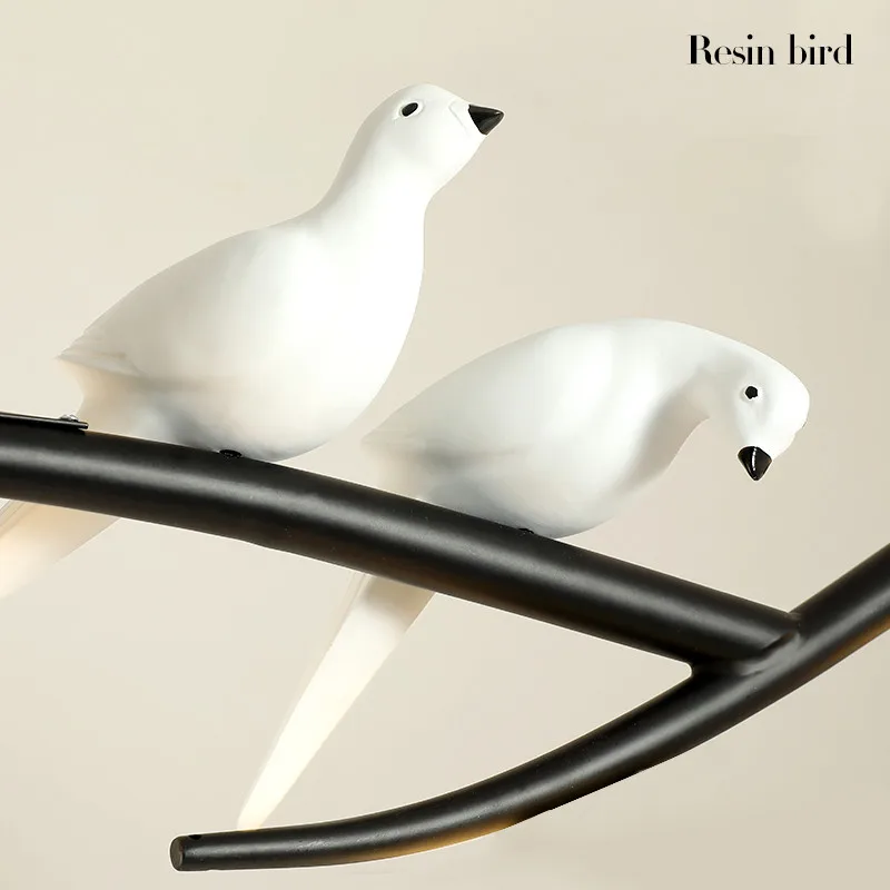 Современная светодиодная керамическая Подвесная лампа в виде бридов освещение