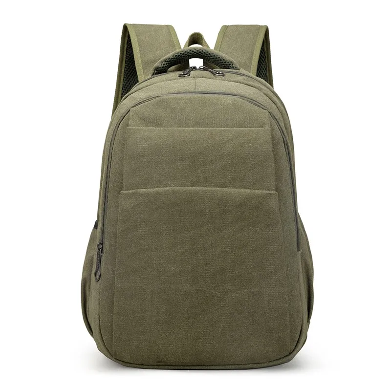

Backpack Male Large Capacity Canvas Camping Bag Men Business 15.6-inch Laptop Back Pack Female College Student Sports School Bag