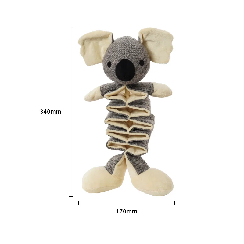 Gray dog toy MySudui плюшевая собака скрипучий игрушки интерактивные игры плюшевый щенок собака игрушки с Пищалками молярная жевательные игрушки Высокое качество Kawaii Zabawki Dla для упаковки пищевых продуктов - Цвет: Gray dog toy