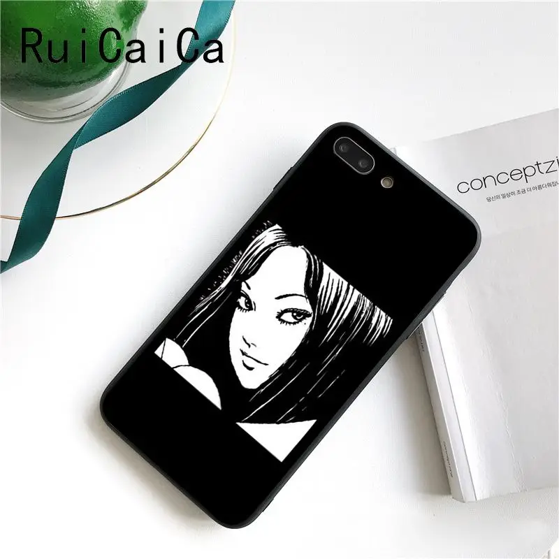 Japanese Horror Comic Tomie Custom Eyes Pattern TPU Soft Phone Case For iPhone 8 7 6 6S 5 5S SE2 XR X XS 11 Pro MAX