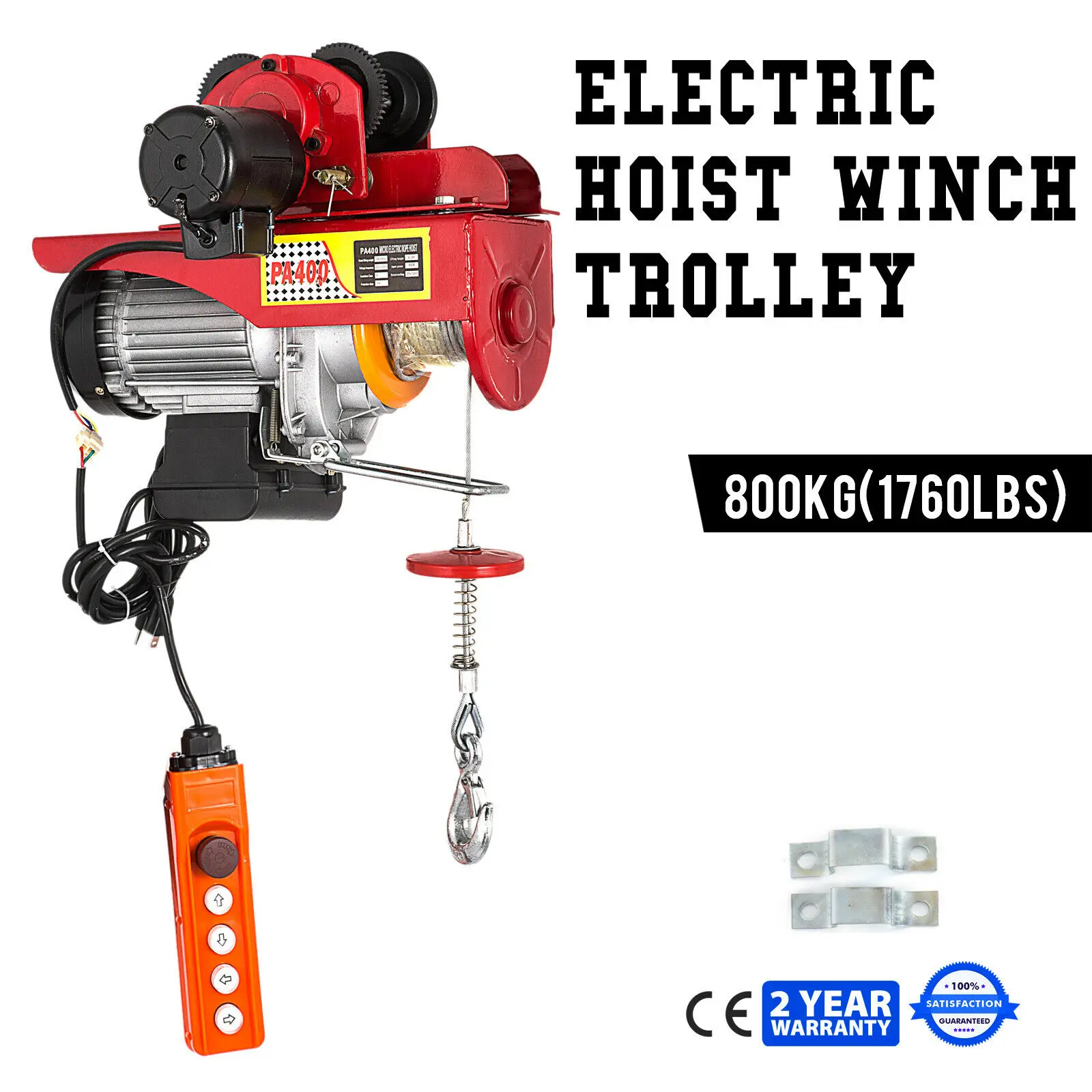 

Электрическая тележка Mophorn 800 кг/13000 фунта, электрическая лебедка, прочная Вт, Электрический вилочный погрузчик, стальной поддон