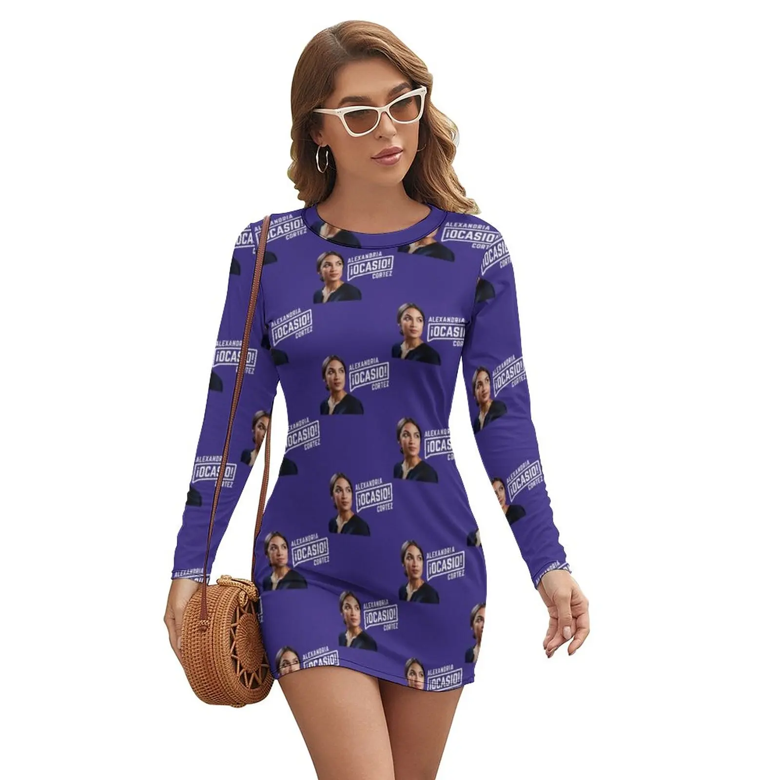 

Queens Dress Long Sleeve Pattern Business Bodycon Sale Girls Polyester Vintage One-Piece Dress