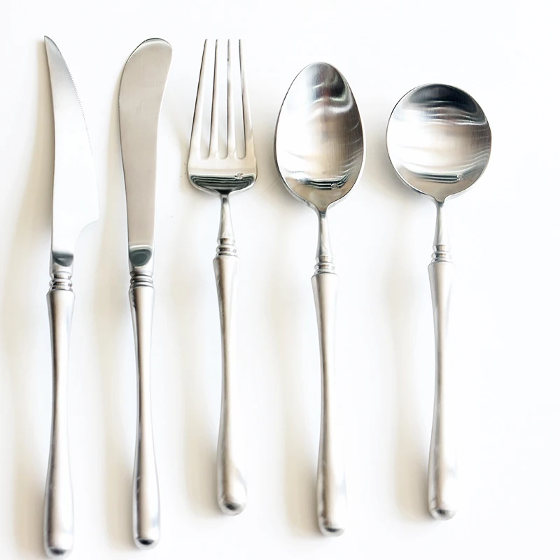 Новый набор столовых приборов из нержавеющей стали 304 серебристый нож для масла