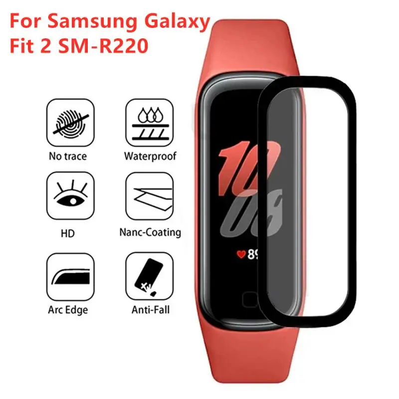 

1/3/5pcs 3D Curved Soft Protective Film Cover For Samsung Galaxy Fit 2 R220 Smart Wristband Full Screen Protector Cover Screen