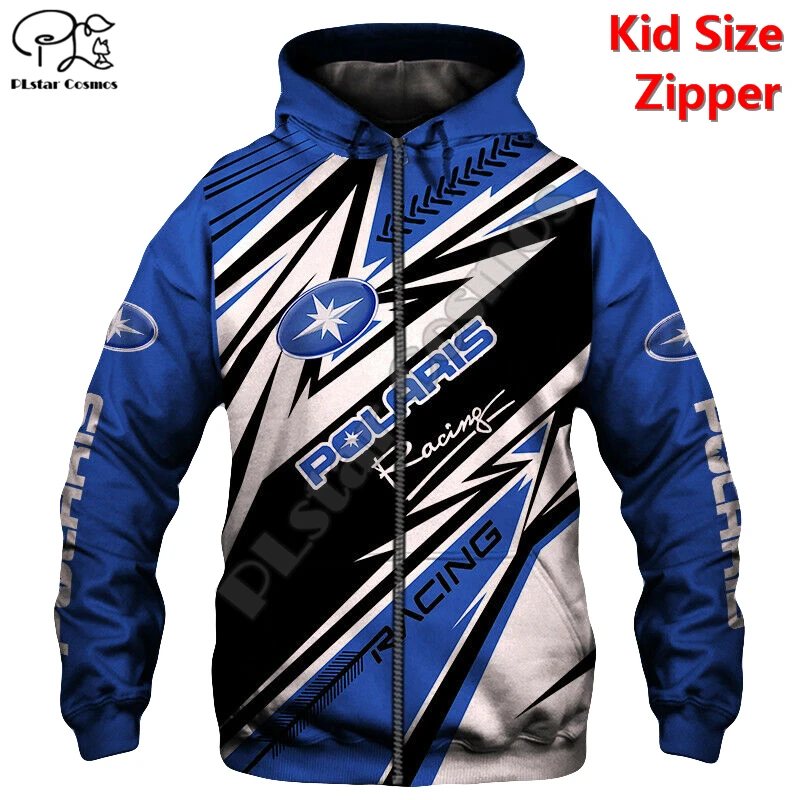 

PLstar Cosmos Polaris Outdoor Motorcycle 3D Print Hoodies Off-road Racing Sports Adult/Kid Zipper Hooded Unisex Streetwear P9