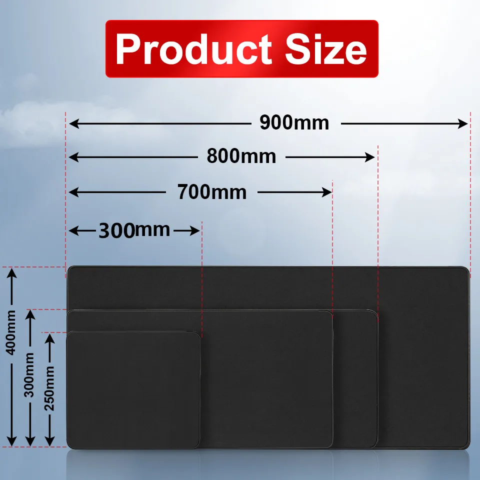 Игровой коврик для мыши большой Карта мира геймеров компьютерной 900x400 XXL Mause