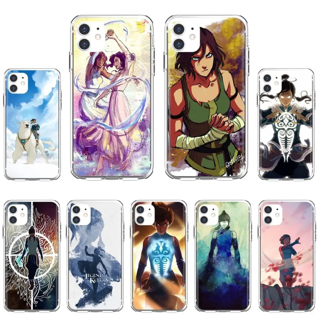 

Avatar-The-Legend-Of-Korra-Anime Case For Apple iPhone 10 11 12 Pro Mini 4S 5S SE 5C 6 6S 7 8 X XR XS Plus Max 2020