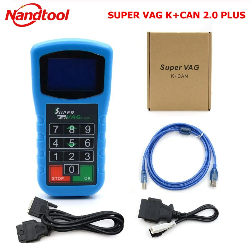 Горячая Супер VAG K + CAN Plus 2 0 Поддержка комплексной модели VW udi и Skoda Lines Can BUS UDS