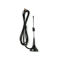 2pcs radio 433mhz antenna 3dbi rp sma male conenctor rp sma sucker antenna magnetic base extension cable 1 5m for ham mobile 1