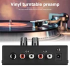 Ультракомпактный предусилитель для телефона PP500, портативный предусилитель для телефона, бас, высокие частоты, балансировка громкости, плата управления эквалайзером с адаптером питания