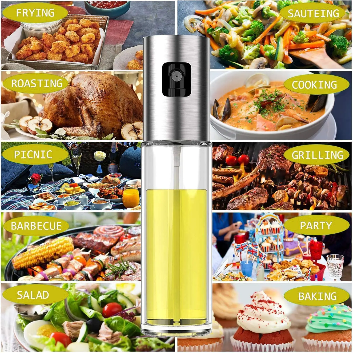 

Oil Spray Bottle Multifunctional Oil Sprayer For Cooking Olive Mister Olive Bottle Utensil For Olive Kitchen Sala Spray Oil