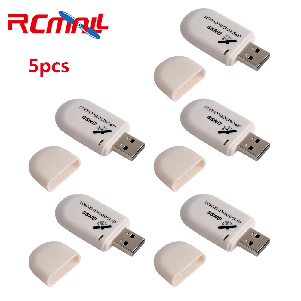 RCmall 5 шт. USB GPS приемник модуль GNSS GLONASS антенна для ноутбука ПК планшета