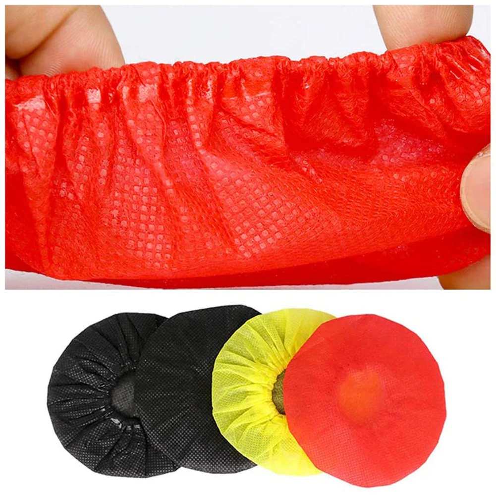 50 пар Одноразовые нетканые чехлы для микрофона универсальные защитные накладки