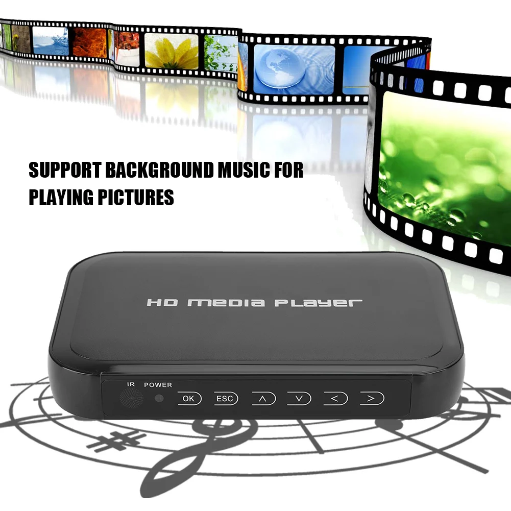 1080P мультимедийный плеер Full HD медиаплеер AV VGA HDMI интерфейсы для выставочных залов, отелей, рекламных компаний и т. Д