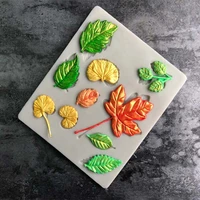 many kinds of leaves shape for cookie cutter fondant cake bakeware decorating tool chocolate mold