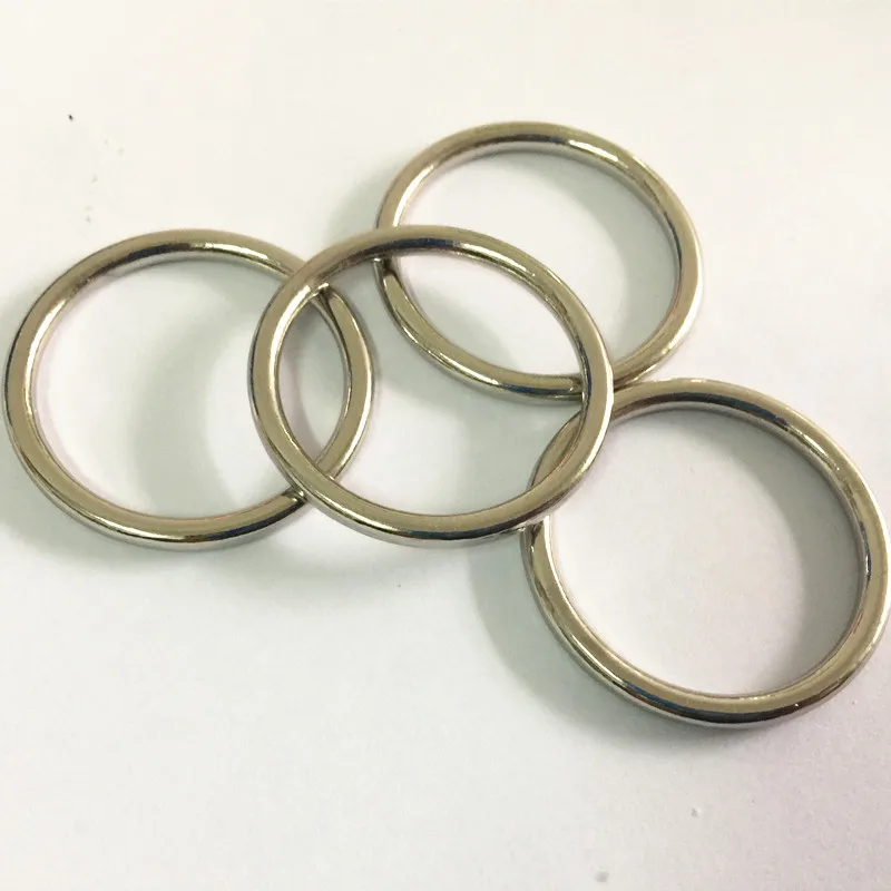 Аксессуары для кожаной сумочки DIY 30 мм 50 шт серебро|hardware ring|diy craft ringhandbag hardware rings |