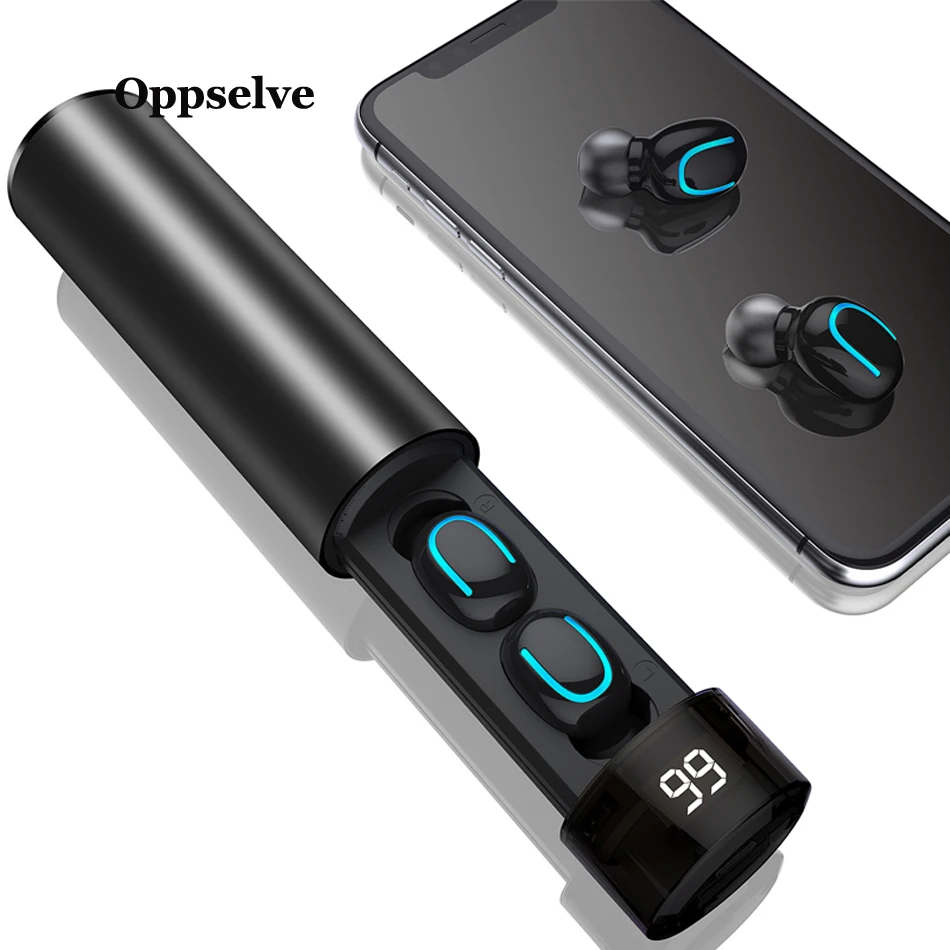 Oppselve Bluetooth 5 0 наушники TWS беспроводные Blutooth Handsfree спортивные с зарядным