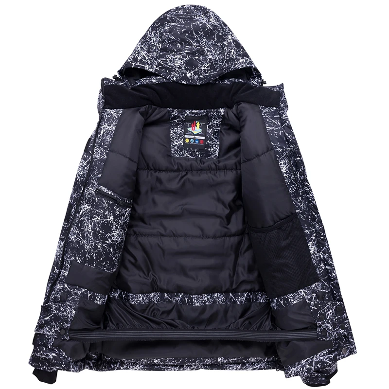 Лыжная куртка для мужчин и женщин плотная теплая сноуборда зимняя уличная