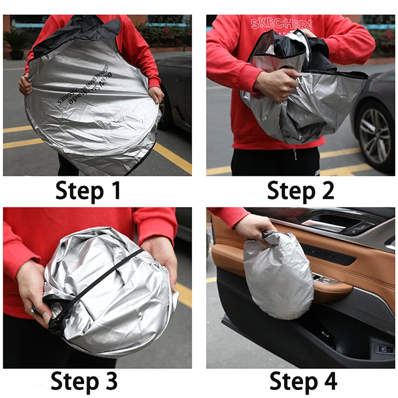 

Car Sun Shade Umbrella Visor Cover Window Sunshade Logo UV Protect Parasol for Mercedes Benz BMW Toyota Jaguar Volvo Mazda Lexus