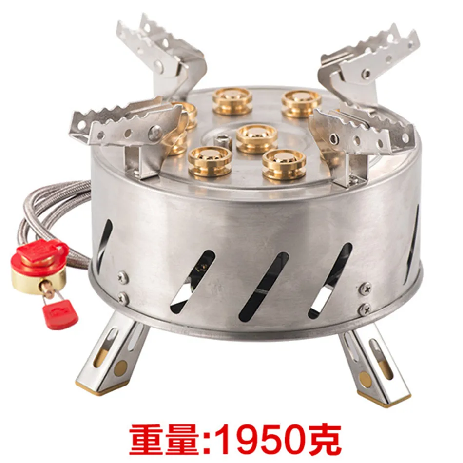 Nine-head Кемпинг пожарная плита яростно самоуправляемая экскурсия высокомощный