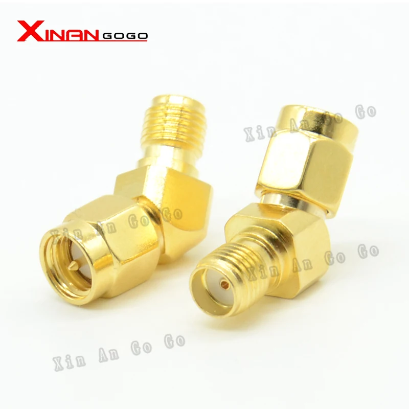 RF-адаптер со штекером SMA на гнездо с позолотой На 45/135 градусов | Обустройство дома