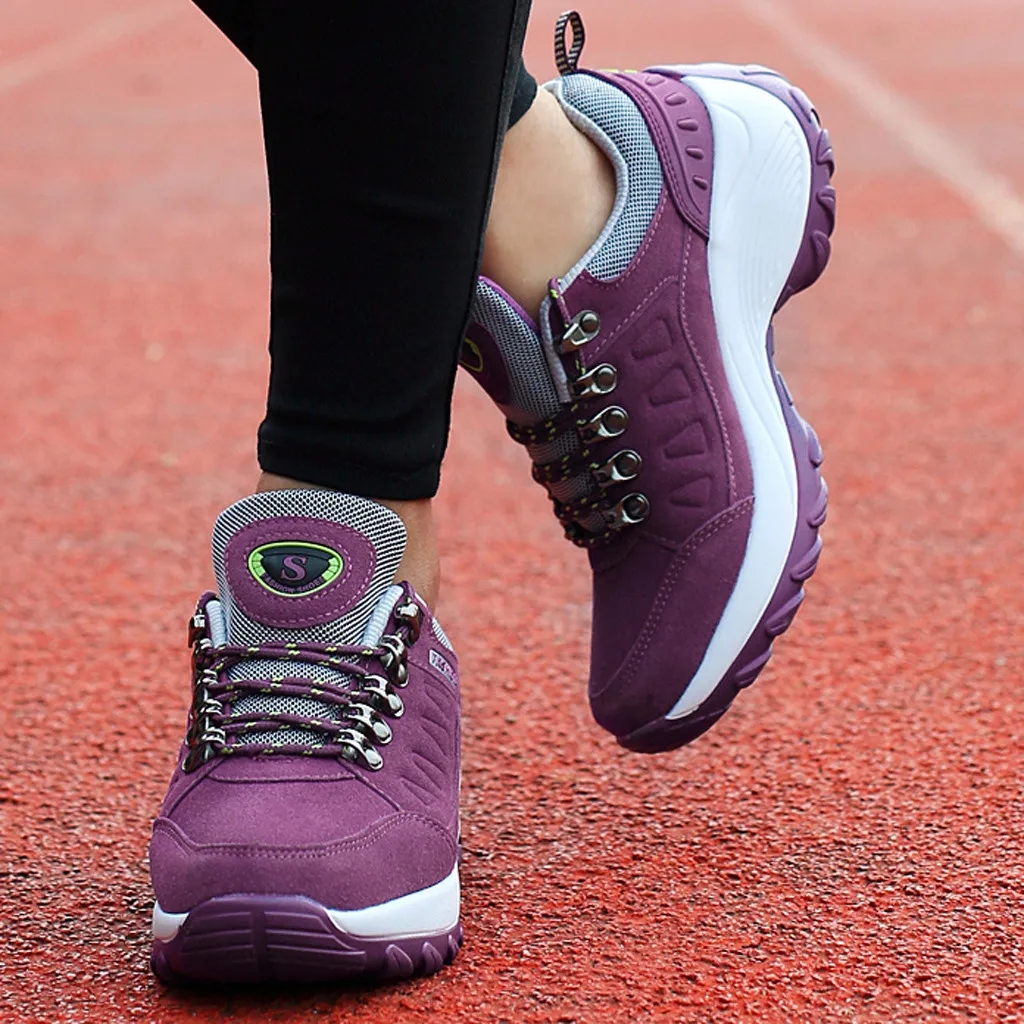 Женские кроссовки 2019 года Модные женские на платформе удобные дышащие сетчатые